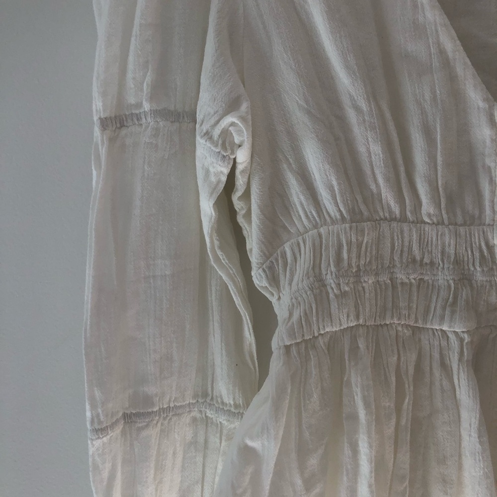 Faherty White Button-Down Blouse - Picture 6 of 16
